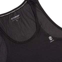 Canotta nera sportiva da uomo con logo GymRun