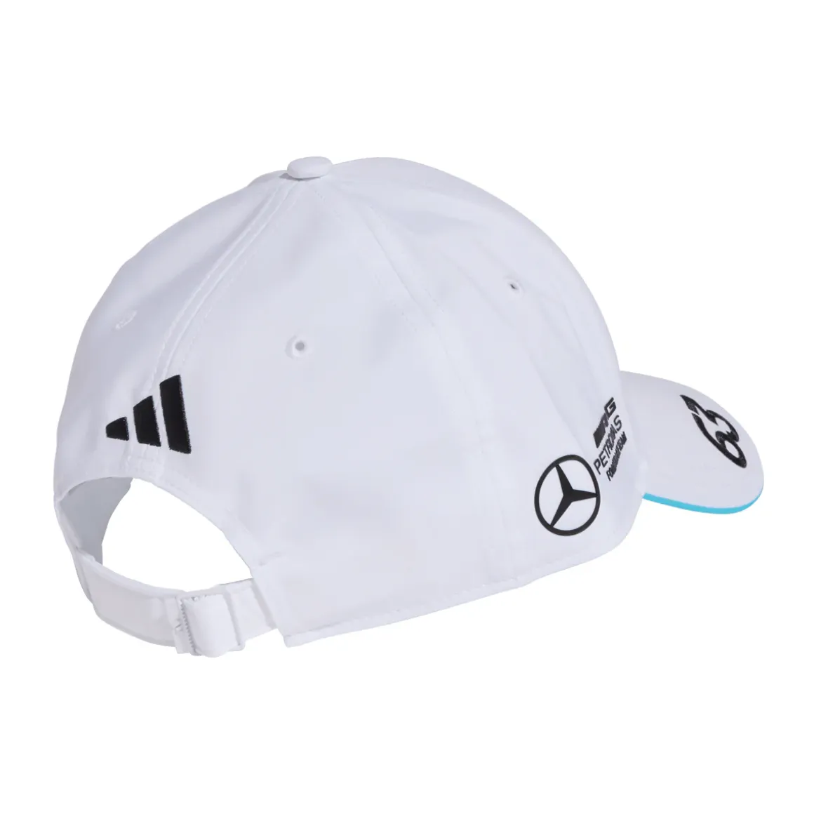 Cappellino Bianco George Russell adidas x Mercedes-AMG Petronas F1 Team