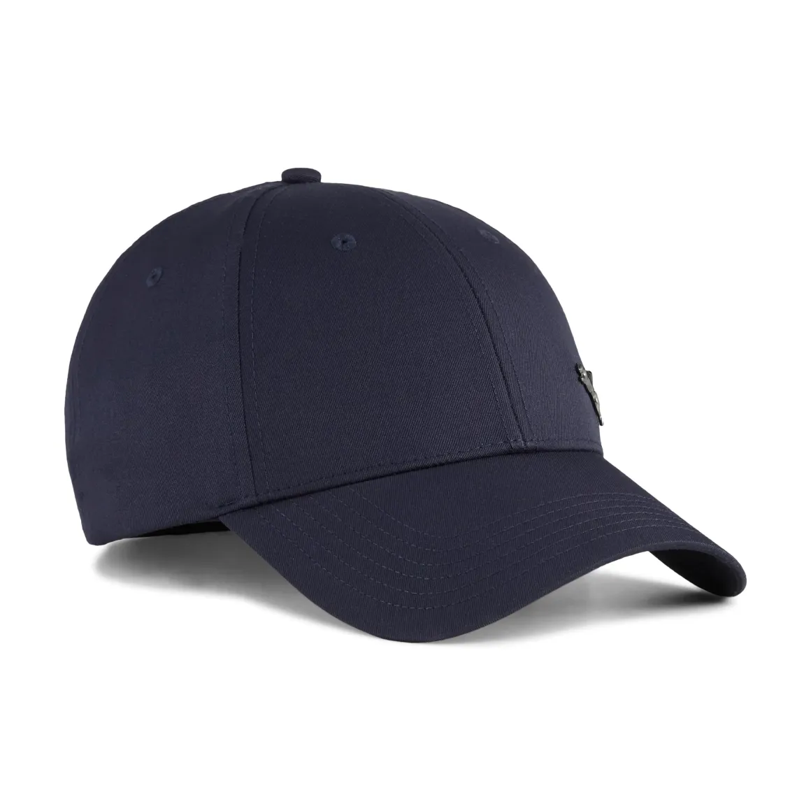 Cappellino blu con logo e chiusura con strappo Puma Ess Metal