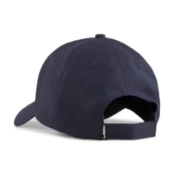 Cappellino blu con logo e chiusura con strappo Puma Ess Metal