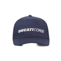 Cappellino blu scuro con visiera da Uomo Ducati Corse