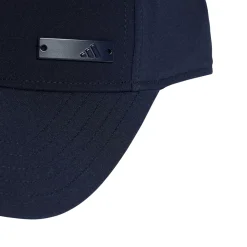 Cappellino blu Uomo con targhetta logo frontale adidas