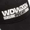 Cappellino da uomo nero con logo WDW2024 Ducati
