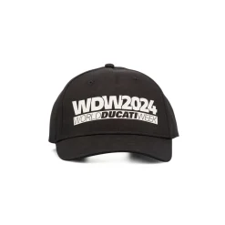 Cappellino da uomo nero con logo WDW2024 Ducati