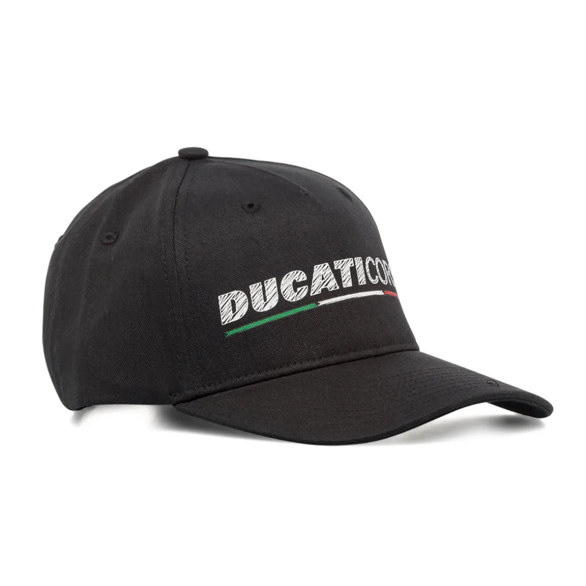 Cappellino nero da Uomo con scritta Ducati Corse