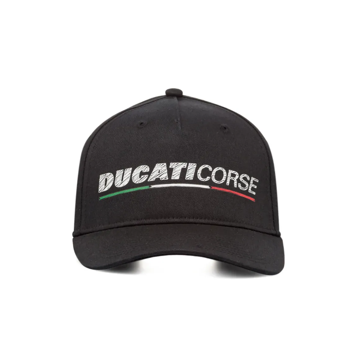 Cappellino nero da Uomo con scritta Ducati Corse
