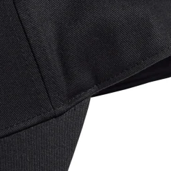 Cappellino nero regolabile con visiera e logo adidas