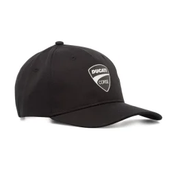 Cappellino nero regolabile da Uomo Ducati Corse