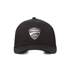 Cappellino nero regolabile da Uomo Ducati Corse