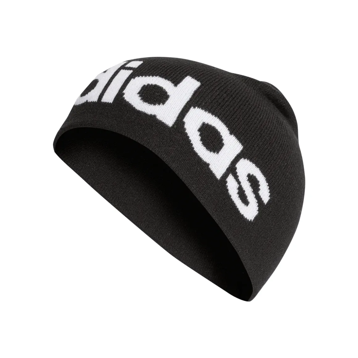 Cappellino nero unisex con logo adidas DAILY BEANIE