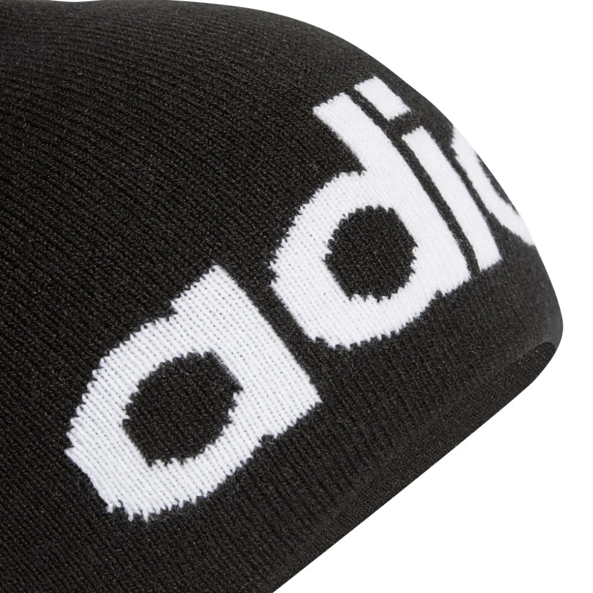 Cappellino nero unisex con logo adidas DAILY BEANIE