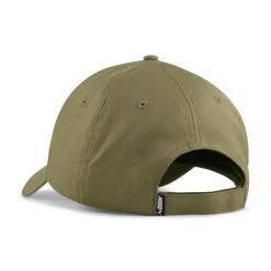Cappellino verde militare con logo e chiusura con strappo Puma Ess Metal
