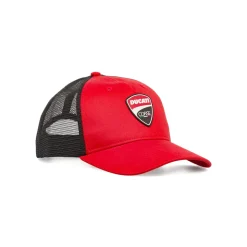 Cappello Baseball Cap da Uomo rosso con rete traspirante Ducati