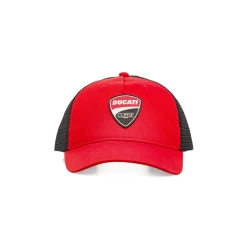 Cappello Baseball Cap da Uomo rosso con rete traspirante Ducati