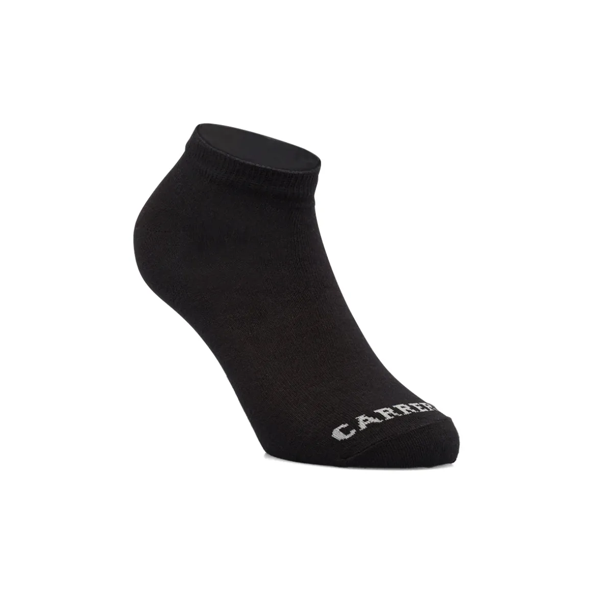 Carrera Jeans 7 Paia Calzini Neri da Unisex con logo frontale