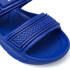 Ciabatte a fascia blu Bambino con doppia chiusura a strappo Kappa