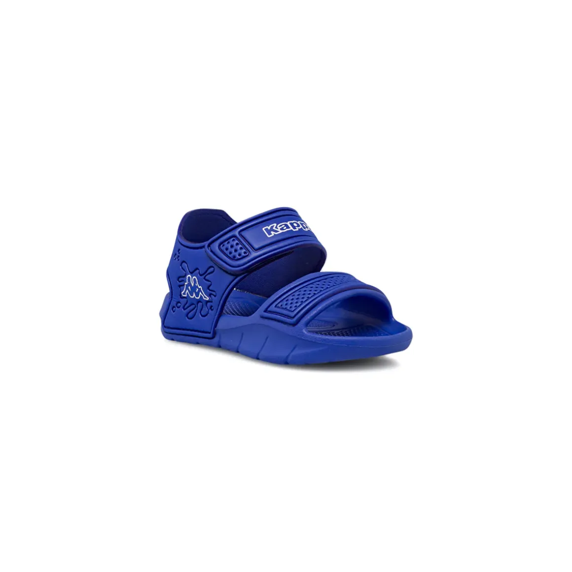 Ciabatte a fascia blu Bambino con doppia chiusura a strappo Kappa