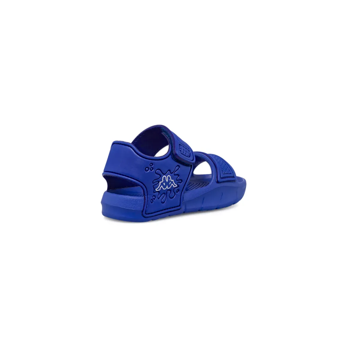 Ciabatte a fascia blu Bambino con doppia chiusura a strappo Kappa