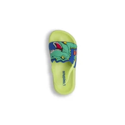 Ciabatte a fascia con elastico da Bambino verdi e blu Dinosauri