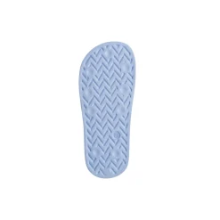 Ciabatte a fascia da Bambina azzurre con glitter e patch Elsa Frozen