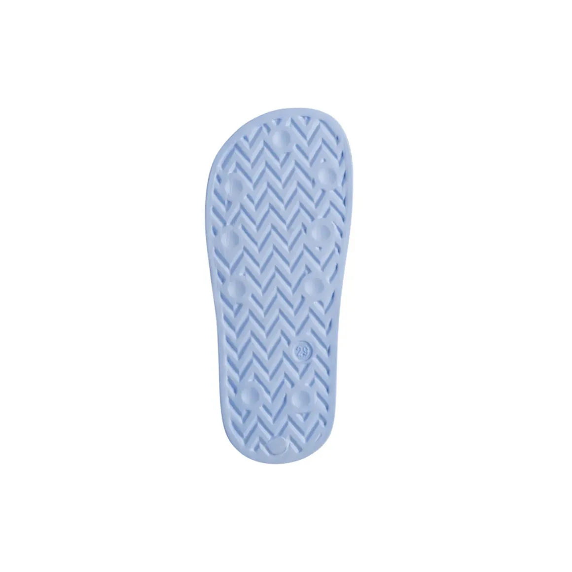 Ciabatte a fascia da Bambina azzurre con glitter e patch Elsa Frozen
