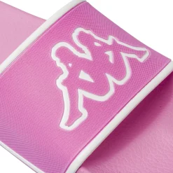 Ciabatte a fascia da Bambina rosa con doppie fibbie regolabili Kappa