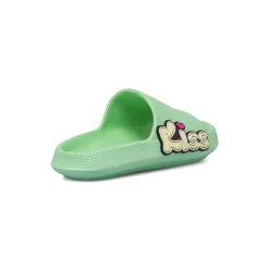 Ciabatte a fascia da Donna verde menta con patch colorati Griff