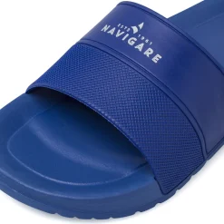 Ciabatte a fascia da Uomo Blu con dettagli testurizzati Navigare