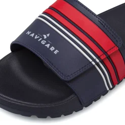 Ciabatte a fascia da Uomo blu con fascia regolabile a strappo Navigare