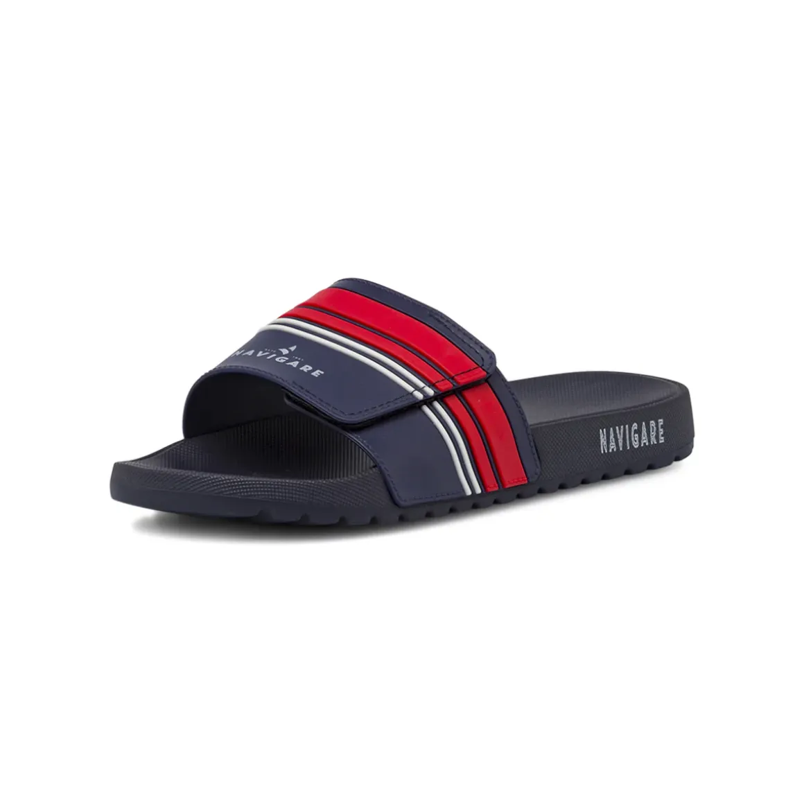 Ciabatte a fascia da Uomo blu con fascia regolabile a strappo Navigare