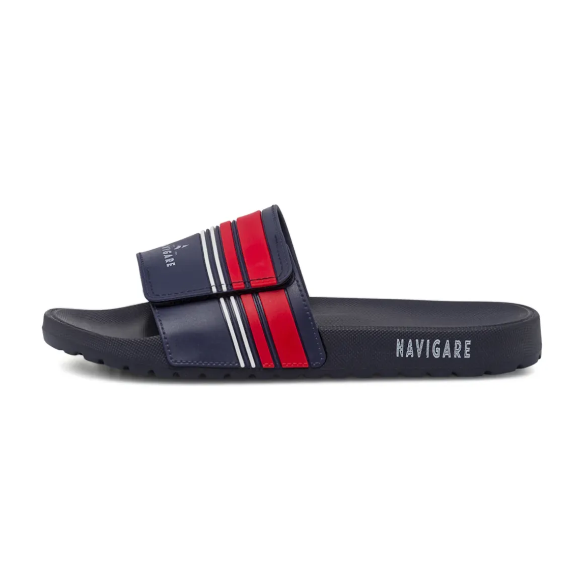 Ciabatte a fascia da Uomo blu con fascia regolabile a strappo Navigare