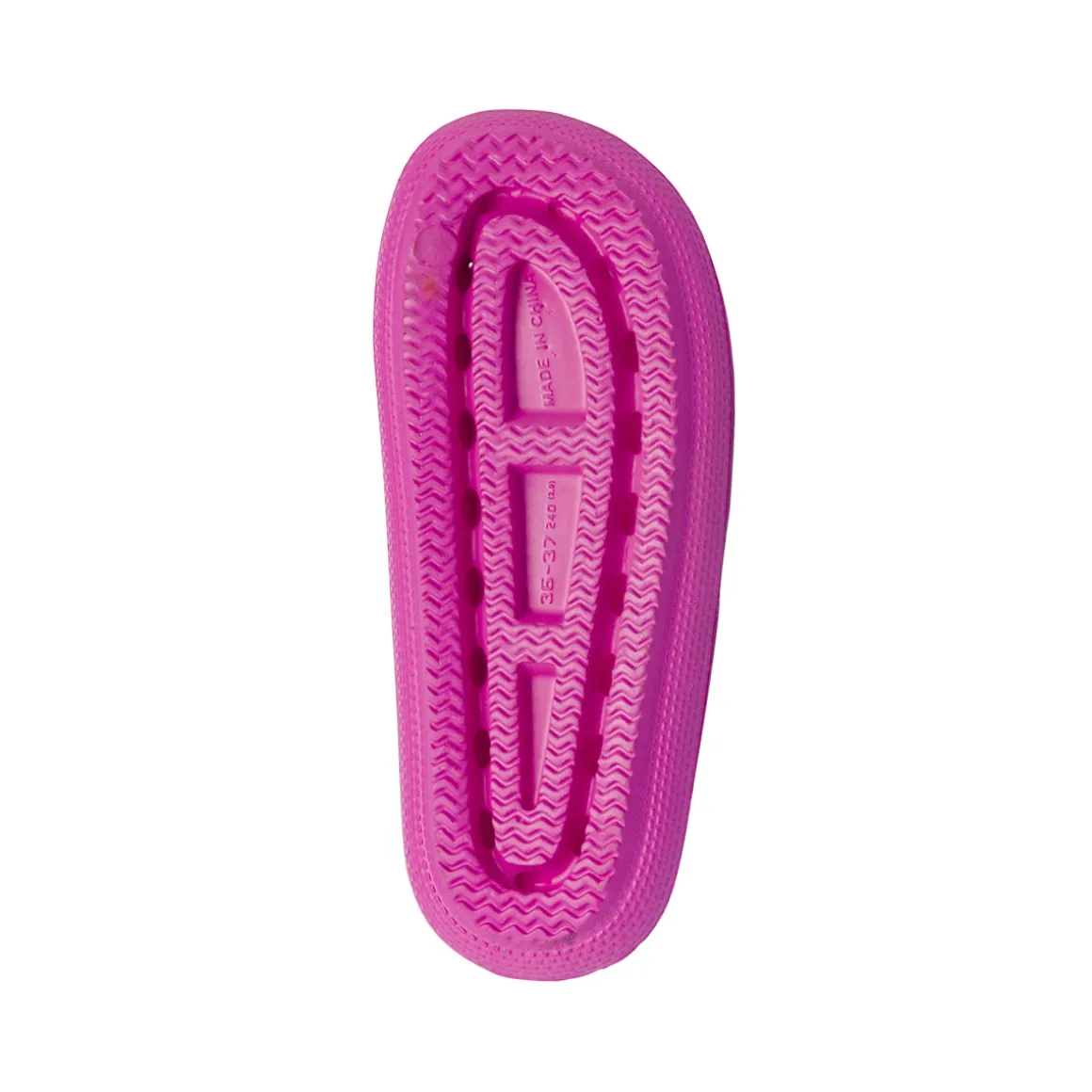 Ciabatte a fascia fucsia da Donna con cuori e scritta Kiss Griff