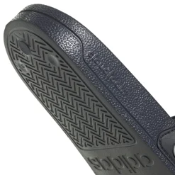 Ciabatte blu in gomma con strisce a contrasto Adidas Adilette Shower