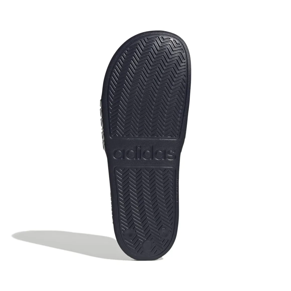 Ciabatte blu in gomma con strisce a contrasto Adidas Adilette Shower