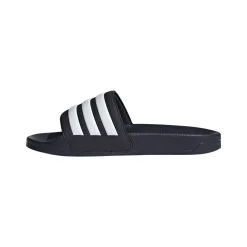 Ciabatte blu in gomma con strisce a contrasto Adidas Adilette Shower