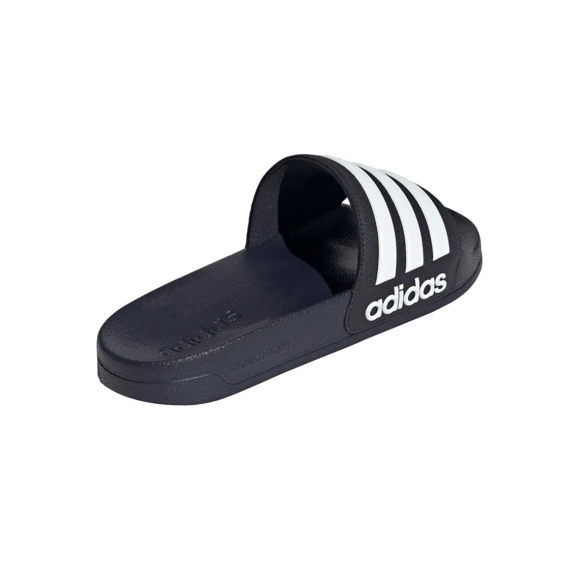 Ciabatte blu in gomma con strisce a contrasto Adidas Adilette Shower