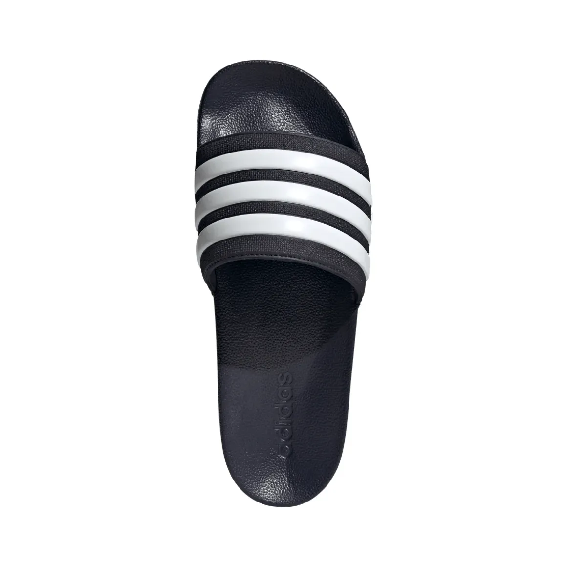 Ciabatte blu in gomma con strisce a contrasto Adidas Adilette Shower
