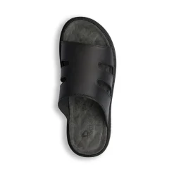 Ciabatte Casual Comfort Nere da Uomo in Pelle P Soft