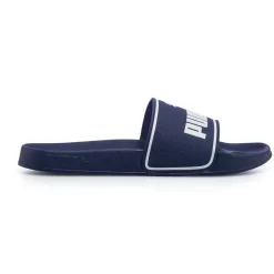 Ciabatte da uomo blu con logo a contrasto Puma Leadcat