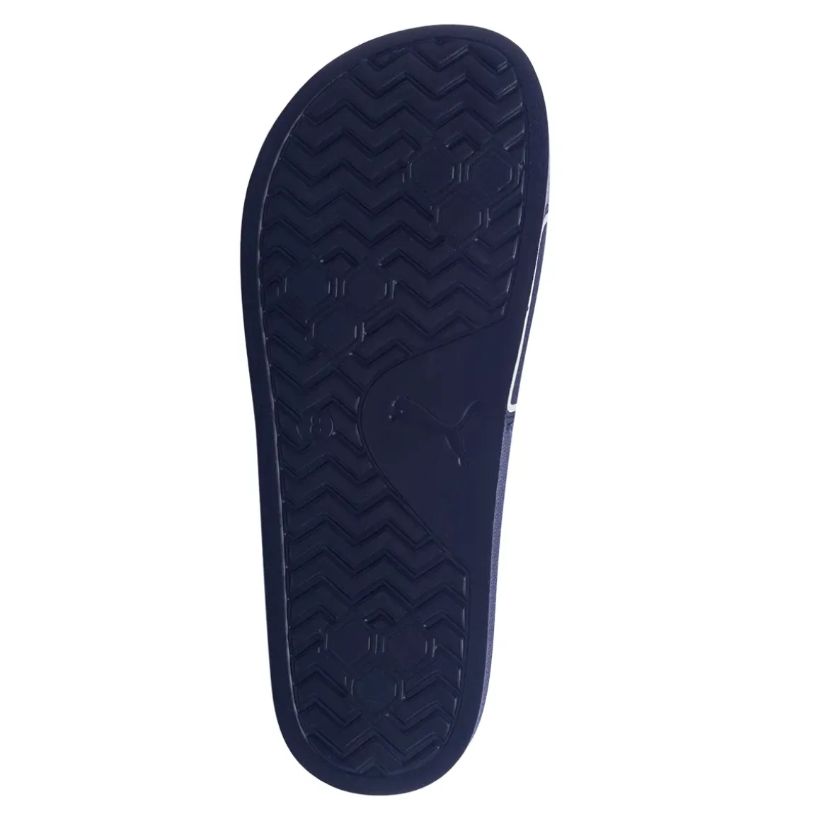 Ciabatte da uomo blu con logo a contrasto Puma Leadcat