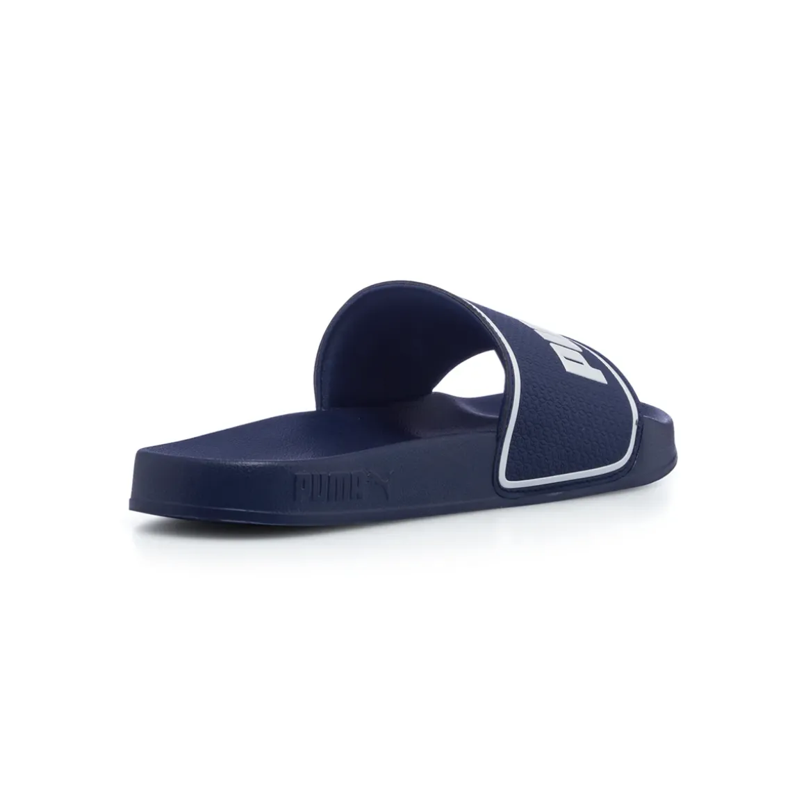 Ciabatte da uomo blu con logo a contrasto Puma Leadcat
