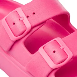 Ciabatte fucsia da Donna con suola platform Lora Ferres On The Beach