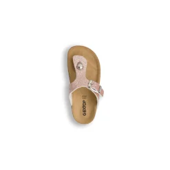 Ciabatte glitter rosa da Bambina con fibbia Settenote