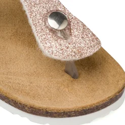 Ciabatte glitter rosa da Bambina con fibbia Settenote