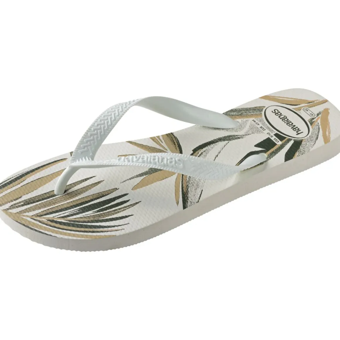 Ciabatte infradito bianche da Uomo con fantasia tropicale Havaianas