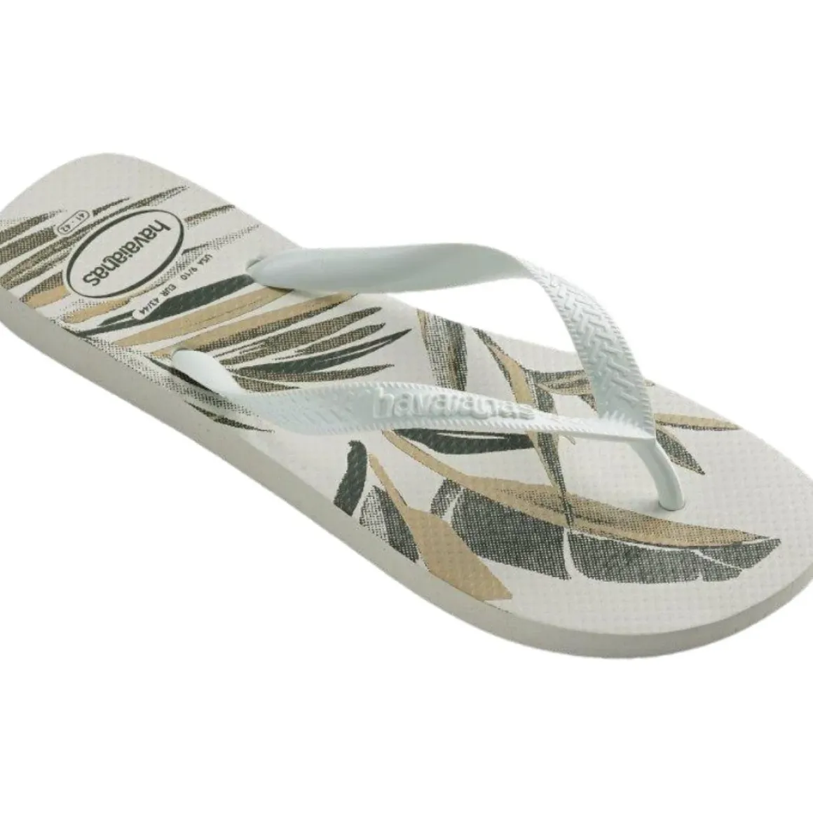 Ciabatte infradito bianche da Uomo con fantasia tropicale Havaianas