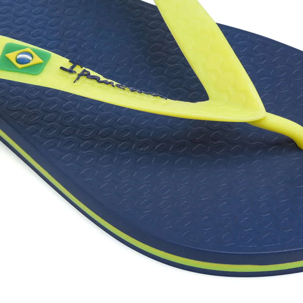 Ciabatte infradito blu Uomo con dettagli gialli Ipanema Clas Brasil II