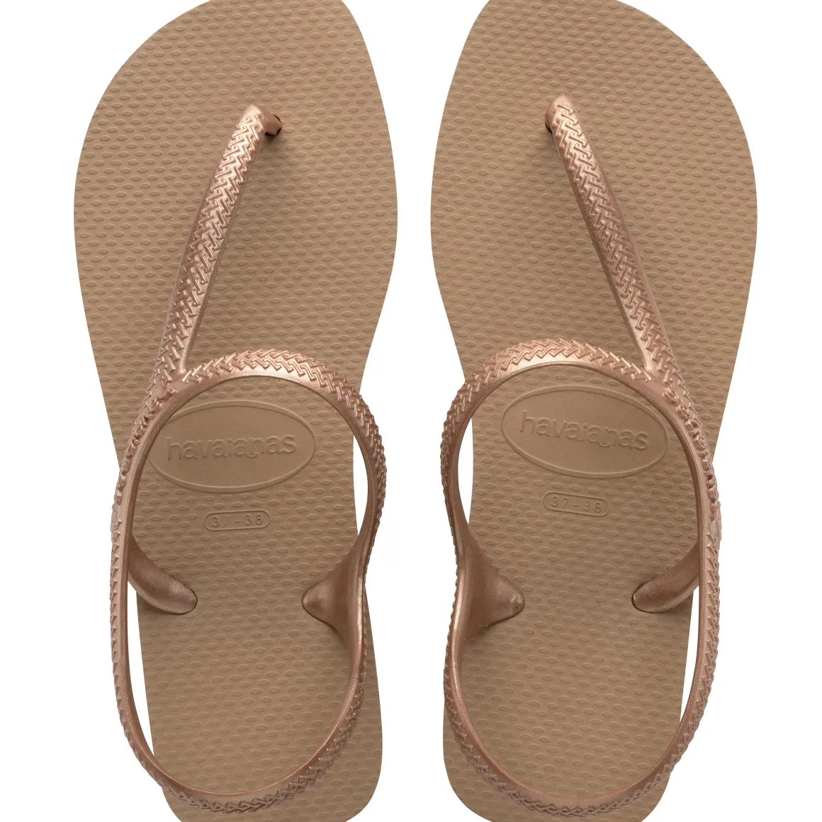 Ciabatte Infradito con cinturino da Donna color oro rosa Havaianas