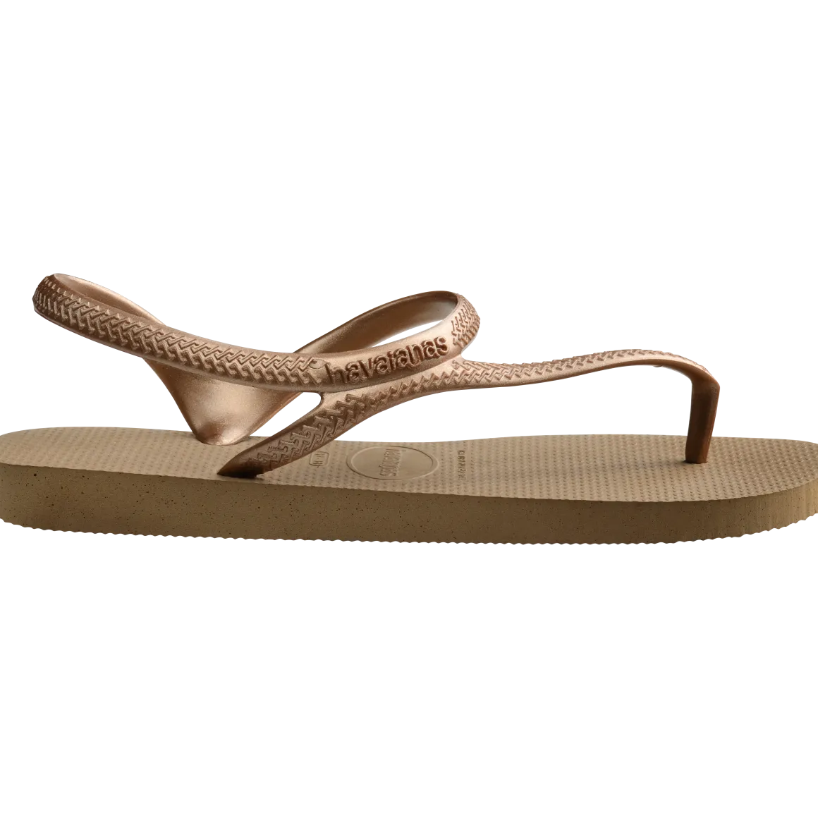 Ciabatte Infradito con cinturino da Donna color oro rosa Havaianas