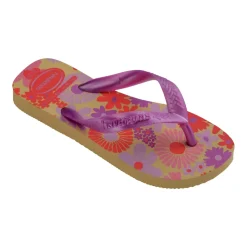 Ciabatte Infradito con suola floreale da Bambina Havaianas